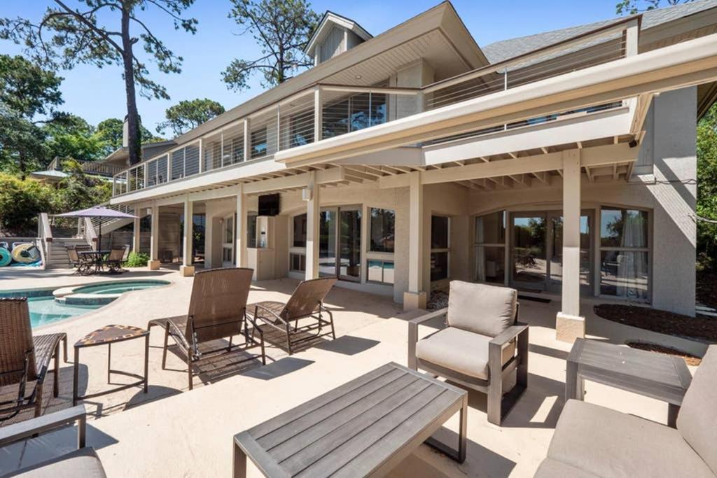 هيلتون رئيس جزيرة 7 Black Duck - Top Notch Views & Amenities In A Private Oceanfront Oasis المظهر الخارجي الصورة