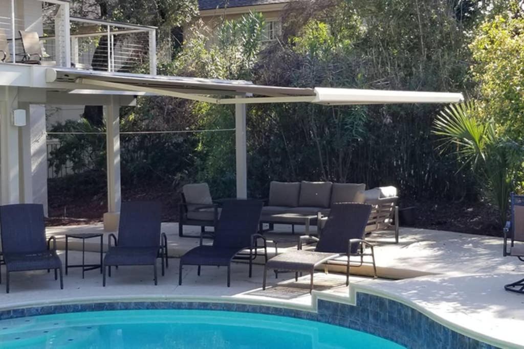 هيلتون رئيس جزيرة 7 Black Duck - Top Notch Views & Amenities In A Private Oceanfront Oasis المظهر الخارجي الصورة