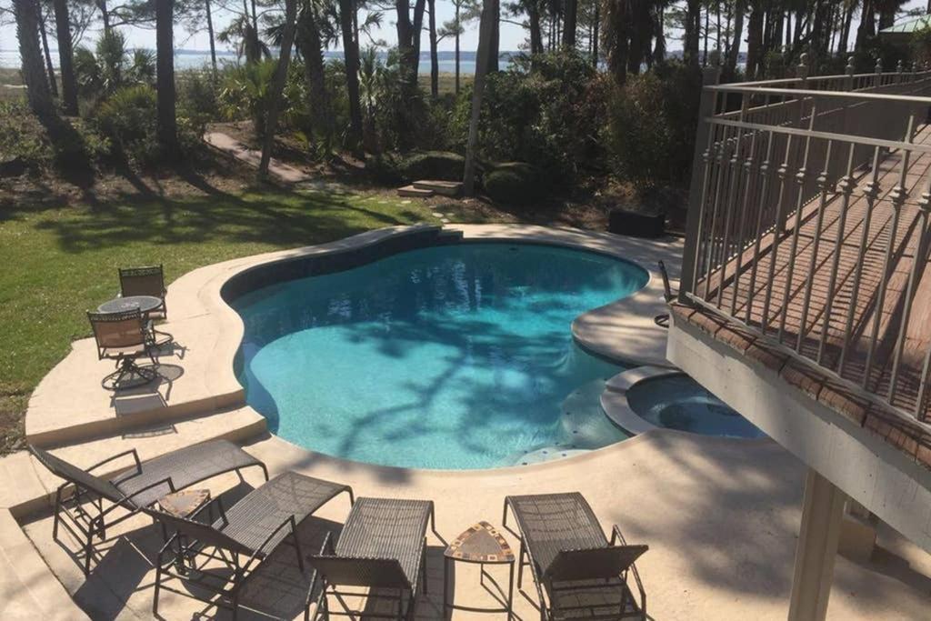 هيلتون رئيس جزيرة 7 Black Duck - Top Notch Views & Amenities In A Private Oceanfront Oasis المظهر الخارجي الصورة